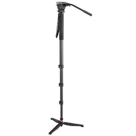 Ikan E-Image MC800 4-Stage Carbon Fiber Monopod, 630FH Fluid Head, 82.7" Height