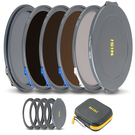 NiSi JetMag Pro 82MAG Landscape ND Magnetic Filter Kit with 4x Adapter Rings