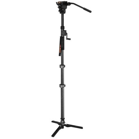 Ikan E-Image ML-900C Carbon Fiber Monopod, GH03F Head & Hand Crank, 81.5" Height