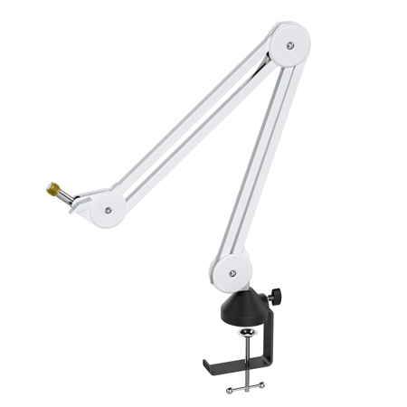 Comica MS1-L Studio Boom Arm Mic Stand, Large White