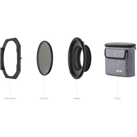 NiSi S5 Kit 150mm Filter Holder with CPL for Olympus M.Zuiko Digital ED 7-14mm