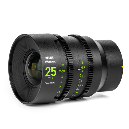 NiSi ATHENA PRIME 25mm T1.9 Cinema Lens without Filter Holder, Fujifilm G