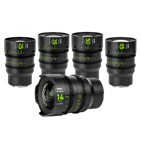 NiSi ATHENA PRIME Cinema 5-Lens Kit without Filter Holder, Sony E
