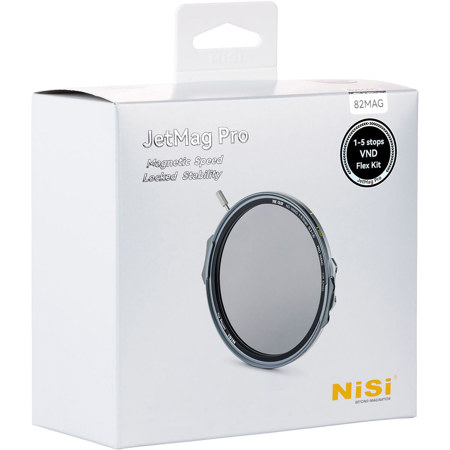 NiSi JetMag Pro 82MAG Variable ND Magnetic Flex Filter Kit with 4x