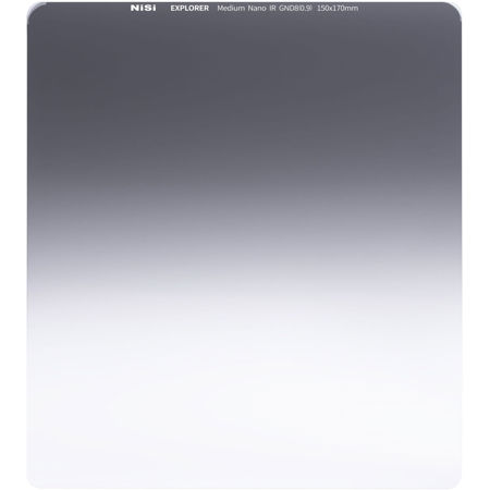 NiSi Explorer Collection 150x170mm Nano IR Medium Graduated GND8 (0.9) 3-Stop Neutral Density Filter