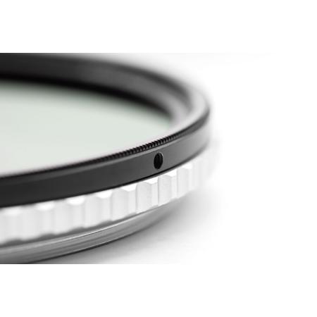 NiSi 77mm True Color ND-VARIO Pro Nano 1-5 Stops 0.3-1.5 Variable ND Filter