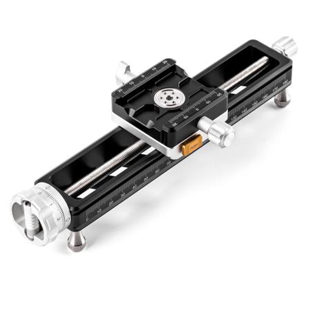 NiSi NM-200S Quick Adjustment Macro Focusing Rail with 360 Degree Rotating Clamp