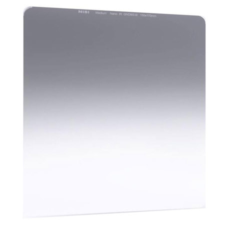 NiSi 150x170mm Nano Medium-Edge Graduated IRND 0.6 (2-Stop) Glass Filter