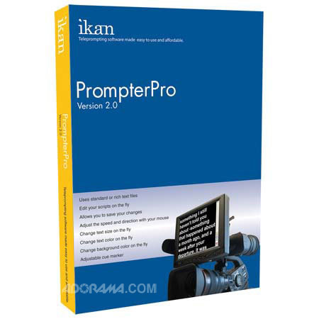 Ikan PP2.0 ProPrompter Version 2.0 TelePrompting Software #PP20