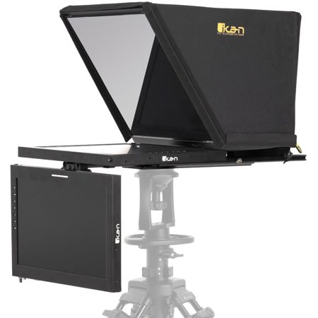 Ikan 19" Professional High Bright SDI Teleprompter with Talent Monitor for PTZ