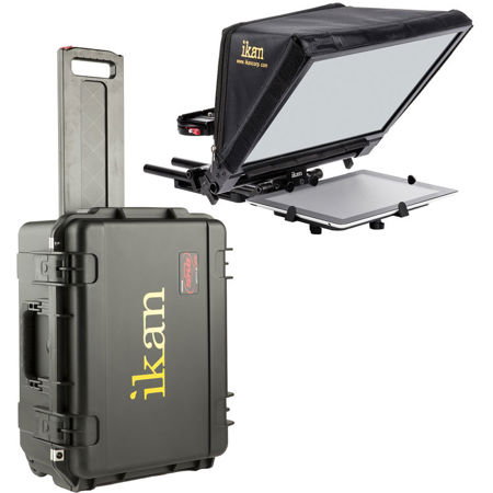 Ikan PT-ELITE-V2 Teleprompter Travel Kit with Rolling Hard Case
