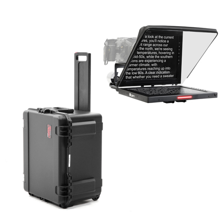 Ikan 15" 3G-SDI High-Bright Teleprompter with Tally Light and Travel Case
