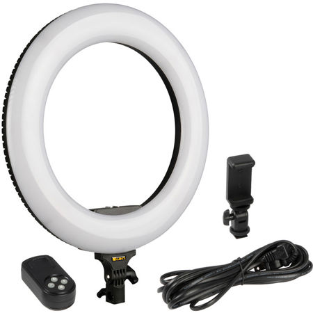 ikan Oryon 18" Bi-Color 3200K-5600K Ring Light with Smart Phone Holder and Bag