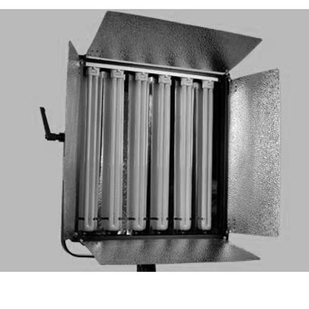 Ikan S600D 330w Fluorescent Light Fixture with 6-55watt Tubes, Single Line DMX Dimmer Control