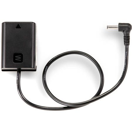 Tilta Sony NP-FW50 Dummy Battery to 3.5/1.35mm DC Male Cable for Tilta Universal Battery Plate & Sony a6/a7 Cameras