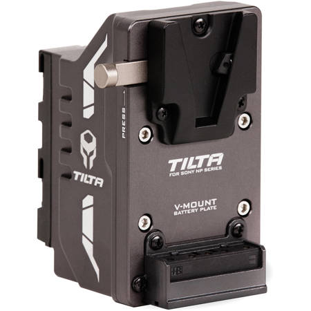 Tilta Tiltaing Sony L Series to V-Mount Adapter Battery Plate Type I, Tilta Gray