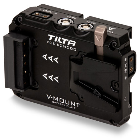 Tilta Dual Canon BP to V Mount Adapter Battery Plate for RED Komodo, Black