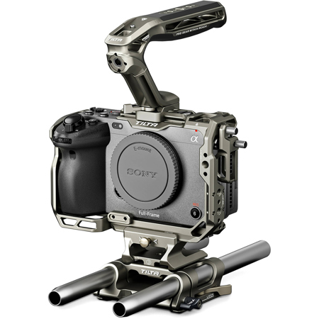Tilta Full Camera Cage Basic Kit for Sony FX3 & FX30 V2, Titanium Gray