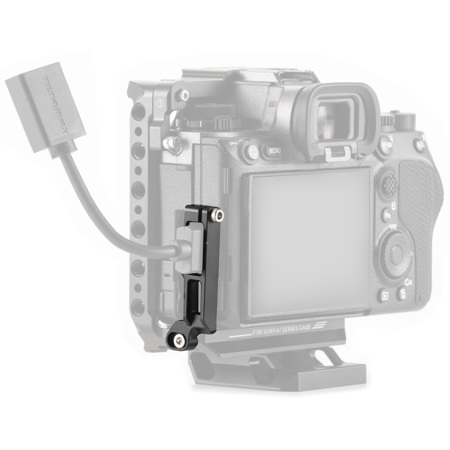 Tilta HDMI Cable Clamp Attachment for Sony a1 Half Camera Cage, Black