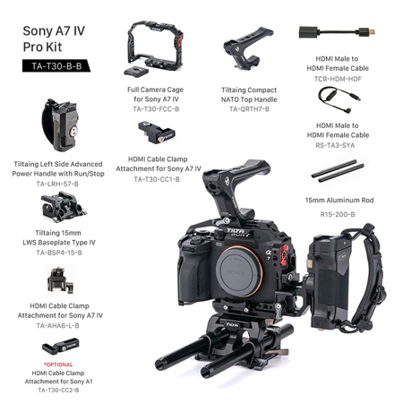 Tilta Full Camera Cage for Sony a7 IV & Select Cameras Tilta Full Camera Cage for Sony a7 IV & Select Cameras