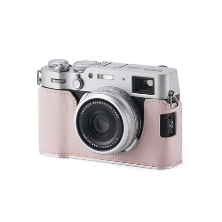 Tilta Leather Camera Case for Fujifilm X100VI, Smokey Pink