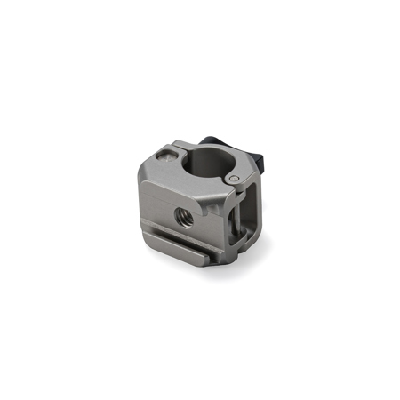Tilta 15mm Rod Clamp Mounting Adapter with 1/4"-20 Cold Shoe, Titanium White