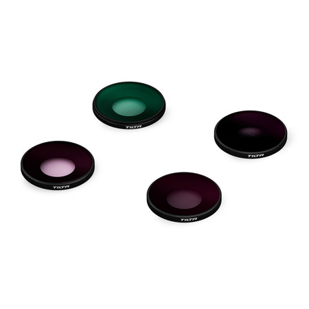 Tilta CPL, ND8, ND16 and ND32 Filter Kit for DJI Osmo Action 6 Camera, Black