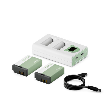 Tilta 2-Channel Charger with 2x LP-E17 Battery, Ash Green