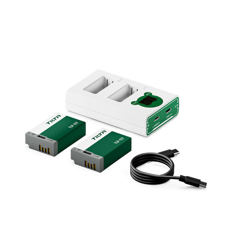 Tilta 2-Channel Charger with 2x LP-E17 Battery, Forest Green