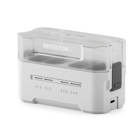 Tilta 4-Channel Portable Charging Station for LP-E6 Battery, Off White