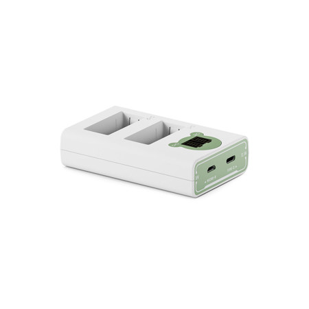 Tilta 2-Channel Charger for Fujifilm NP-W126S Battery, Ash Green