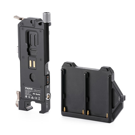 Tilta Power Pass-Through Plate Kit for DJI RS4/RS4 Pro Gimbal Stabilizer NP-F Mount