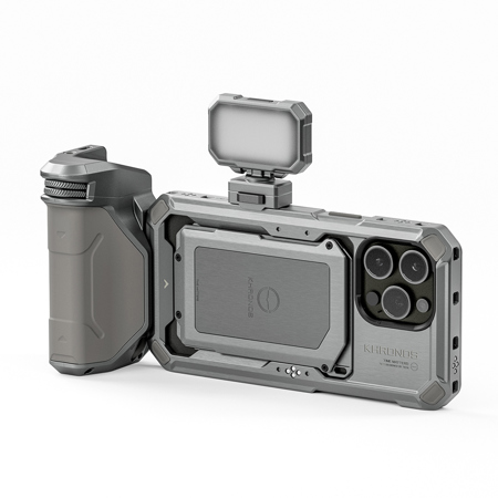 Tilta Khronos Mobile Filmmaking Basic Kit for Apple iPhone 15 Pro Max Titanium White