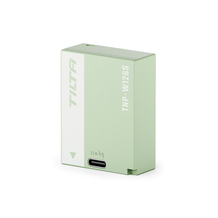 Tilta NP-W126S 7.4V 1050mAh USB-C Rechargeable Lithium-ion Battery for Fujifilm Cameras, Ash Green