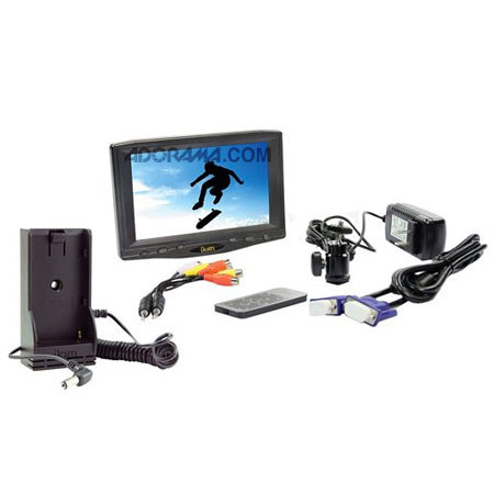 Ikan VG7 7 in SD VGA LCD Monitor with Sony 'L' Adaptr
