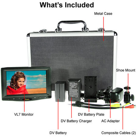 Ikan VL7-DK 7" HDMI Field Monitor Deluxe Kit
