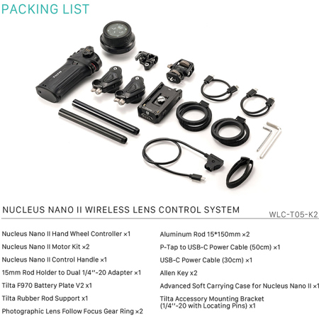 Tilta Nucleus Nano II Wireless Lens Control System with Control