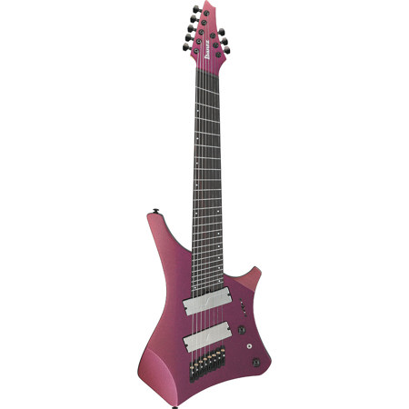 Ibanez Alpha Series A528 8-String Multi Scale Electric Guitar, Coral Mirage