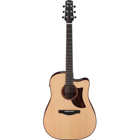Ibanez AAD300CE Advanced Acoustic Cutaway Guitar, Natural Low Gloss