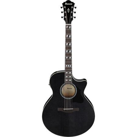 Ibanez AE Series AE170 Acoustic Electric Guitar, Transparent Black