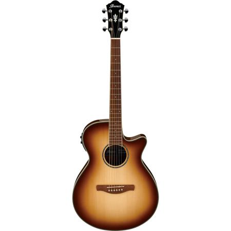 Ibanez Ibanex AEG10II Acoustic Electric Guitar Natural Browned Burst High Gloss