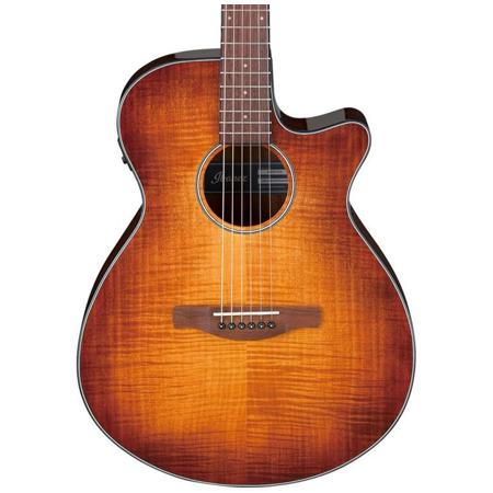 Ibanez AEG70 6-String Semi-Acoustic Guitar - Vintage Violin High Gloss #1300463