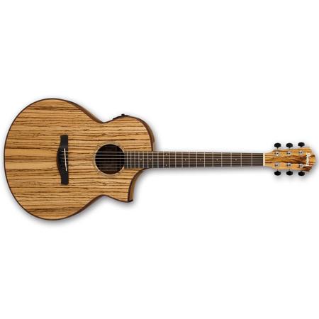 Ibanez Exotic Wood AEW40ZW Acoustic Electric Guitar, Natural High Gloss