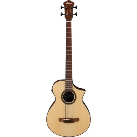 Ibanez AEWB32 Acoustic Electric Bass Guitar, Natural High Gloss
