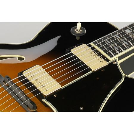 Ibanez Artstar Prestige AF200 Hollow-Body Electric Guitar, Brown Sunburst