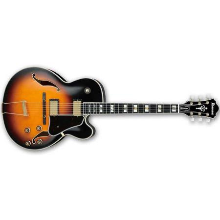 Ibanez Artstar Prestige Series AF200 Hollow Body Electric Guitar 20 Frets Set In Mahogany Maple Neck Passive Pickup Bound Ebony Fretboard Ebony