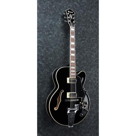 Ibanez AF Artcore AF75T 6 String Electric Guitar Maple Top Back and Sides 20 Frets Set In Neck Bound Rosewood Fretboard Passive Pickup Black
