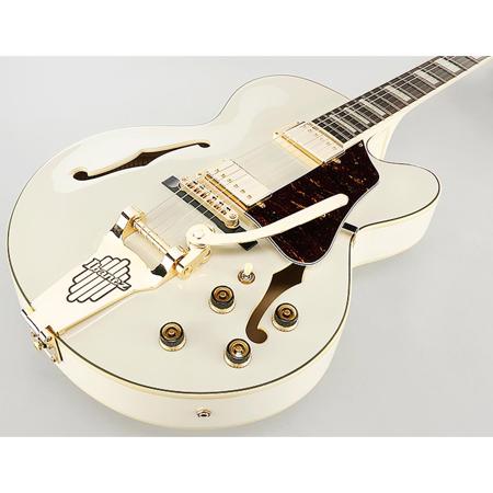 Ibanez Artcore Series AF75TDG Hollow-Body Electric Guitar, Ivory