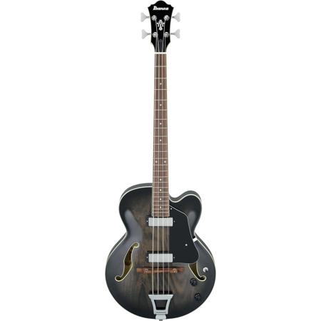 Ibanez AFB200 Hollowbody Bass Guitar,Laurel Fretboard,Transparent Black Sunburst
