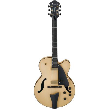 Ibanez Contemporary Archtop AFC95 Hollow Body Electric Guitar, Natural Flat